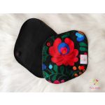 18 cm-es nedvességzárós, extra vékony matyó mintás mosható tisztasági betét 1