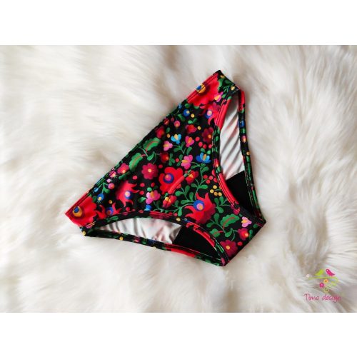 Matyo (hungarian folk art) bikini period underwear