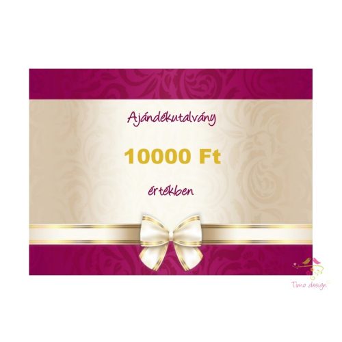 Gift voucher 10000 HUF value