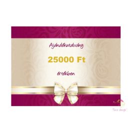 Ajándékutalvány 25000 Ft értékben