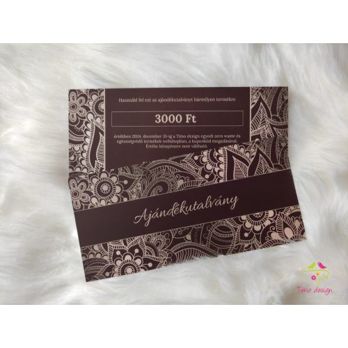 Gift voucher 2000 HUF value