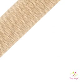 Prémium bézs 30 mm széles tépőzár, kampós