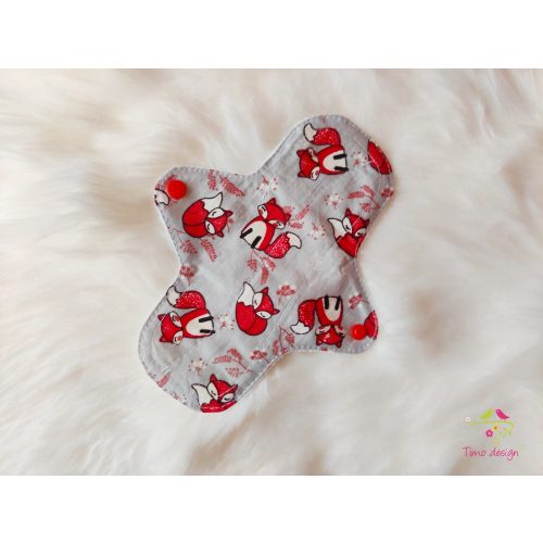 18 cm leak-proof pantyliner with cute foxes pattern