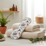 Cloth pad with cute birds pattern for heavy flow