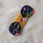 20 cm teen cloth pad with flowers pattern, for moderate flow