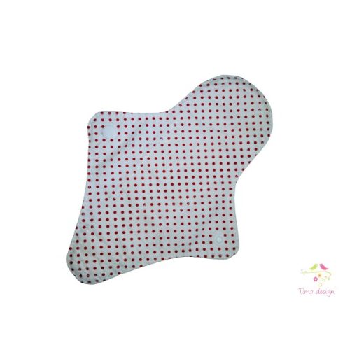 20 cm brazilian thong leak-proof pantyliner with red polka-dot pattern, for light flow