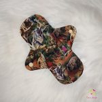 24 cm cloth pad with "Australian animals" pattern for moderate to heavy flow