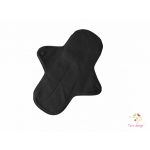24 cm black cloth pad for moderate to flow