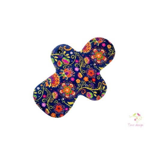 28 cm overnight cloth pad with Timo design unique pattern, for extra heavy flow