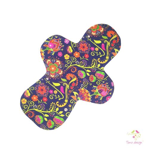 28 cm cloth pad with Timo design unique pattern, for heavy flow
