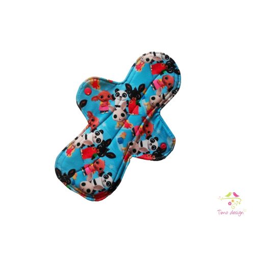 28 cm overnight cloth pad with Bing rabbit pattern, for extra heavy flow