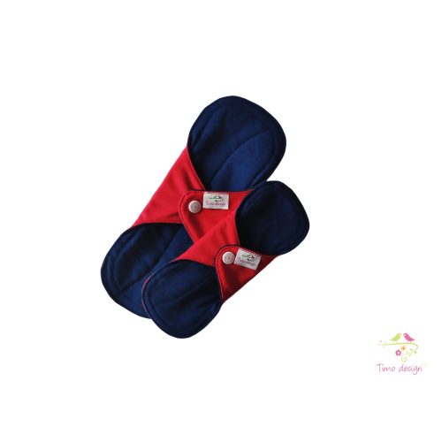 Red and navy cloth pad starter kit