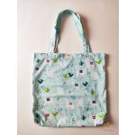 Cotton bag with llama pattern