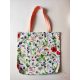 Cotton bag with spring flowers pattern
