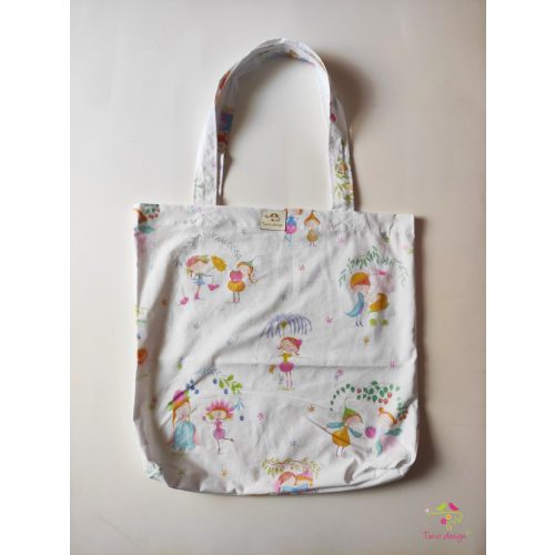 Cotton bag with cute children pattern