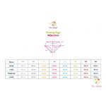 Ekrü csipkés bikini fazonú tisztasági bugyi tini lányoknak