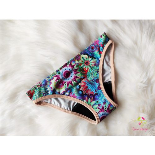 Mandala bikini period underwear