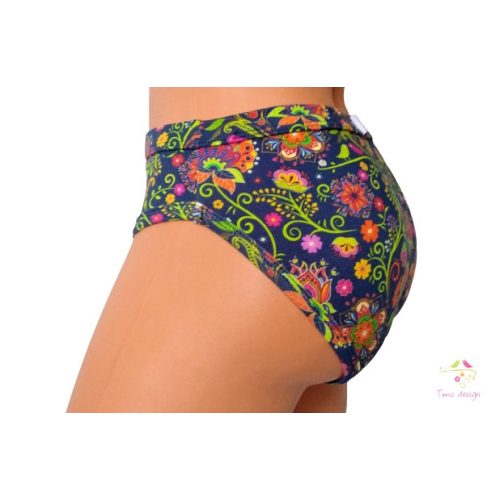 Period panties for light flow in bikini style with Timo design unique pattern