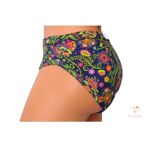 Period panties for light flow in bikini style with Timo design unique pattern