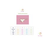 Black brazilian period swimwear, bikini bottom 