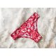 Brazilian period panties with red and white Hungarian folk art patterns, for light to moderate flow