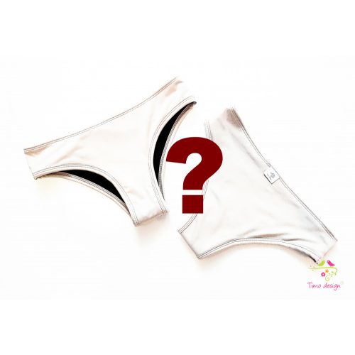 Period panties for light to moderate flow, with surprise pattern / colour