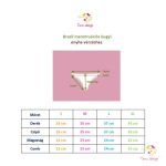 Black brazilian leak-proof panties for super light flow