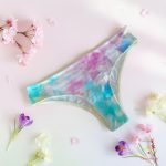 Tie-dye brazilian leak-proof panties for super light flow