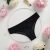 Black brazilian leak-proof panties for super light flow