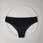 Black brazilian leak-proof panties for super light flow