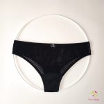 Black brazilian leak-proof panties for super light flow