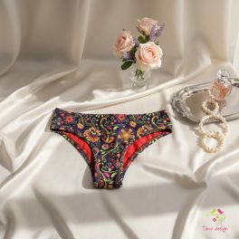   Timo design egyedi grafikás brazil menstruációs bugyi, enyhe - közepes vérzéshez