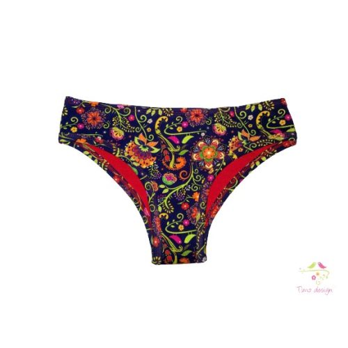 Brazilian period panties with Timo desig unique pattern, for light flow