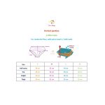 White period panties for moderate flow with "boat" design and replacable cloth pads