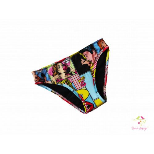 Period panties for moderate flow, with "Pop art" pattern