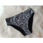 Period panties for moderate flow, with black and white pattern