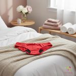 Period panties for moderate flow, in red colour