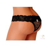 Csipkés párduc mintás menstruációs tanga enyhe vérzéshez