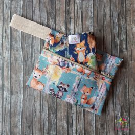 Wetbag with forest animals pattern