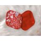 18 cm red folk art leak-proof, extra thin pantyliner