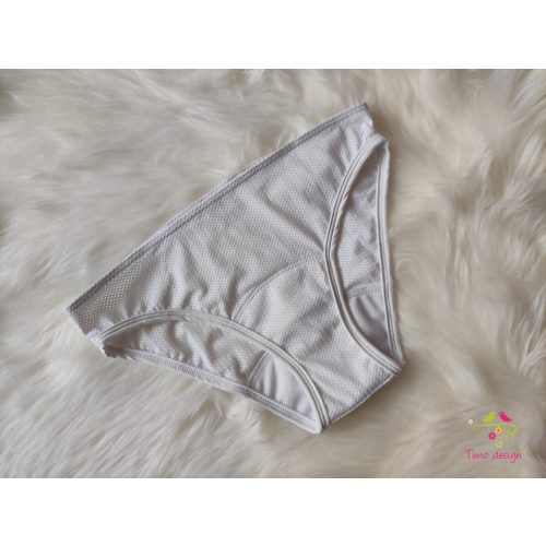 White period panties for moderate flow
