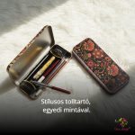 Timo design egyedi grafikás tolltartó, fémdoboz