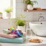 Színes batikolt formabetét