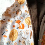 Erdei állat mintás gyerek mellény