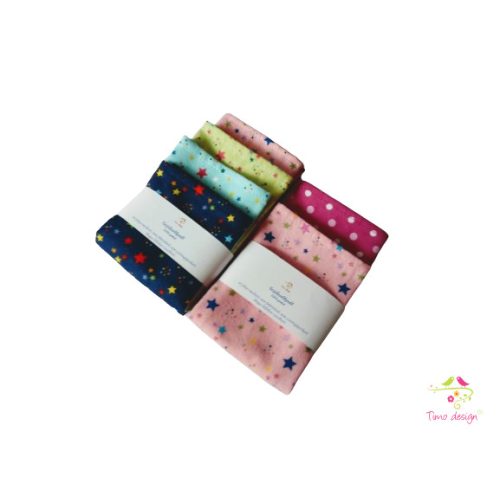  Cotton handkerchief for kids with colorful stars pattern