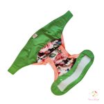 Hibrid cloth diaper with roses pattern