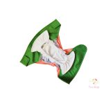 Hibrid cloth diaper with roses pattern