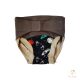 Hibrid cloth diaper with rocket pattern