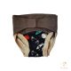 Hibrid cloth diaper with rocket pattern