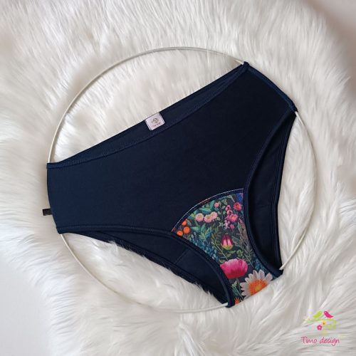 "Midnight garden" period underwear - for moderate flow
